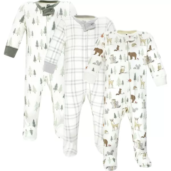 Hudson Baby Baby Girls' Cotton Sleep and Play