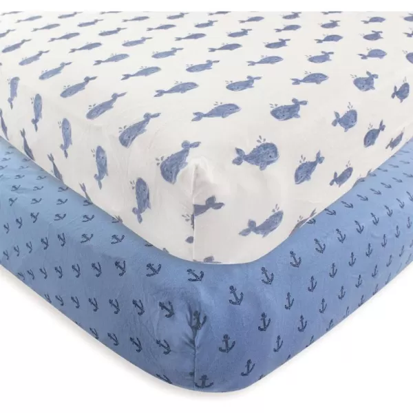 Hudson Baby Unisex Baby Cotton Fitted Crib Sheet, Teepee, One Size