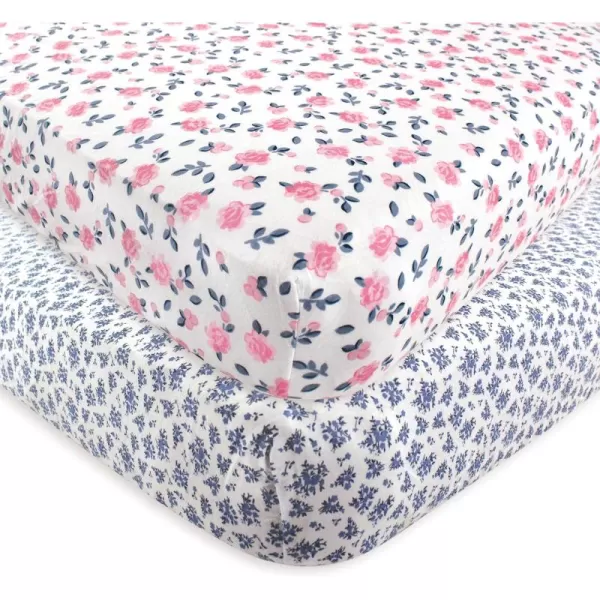 Hudson Baby Unisex Baby Cotton Fitted Crib Sheet, Teepee, One Size