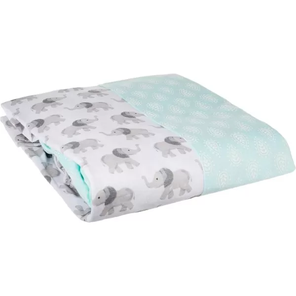 Hudson Baby Unisex Baby Cotton Fitted Crib Sheet, Teepee, One Size