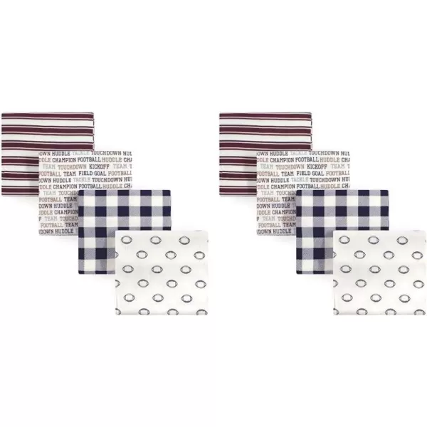 Hudson Baby Unisex Baby Cotton Flannel Receiving Blankets, Rocket Ship, One Size