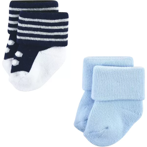 Hudson Baby Baby Girls' Cotton Rich Newborn and Terry Socks
