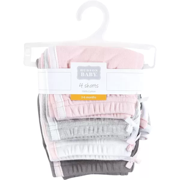 Hudson Baby Baby Shorts Bottoms 4-Pack