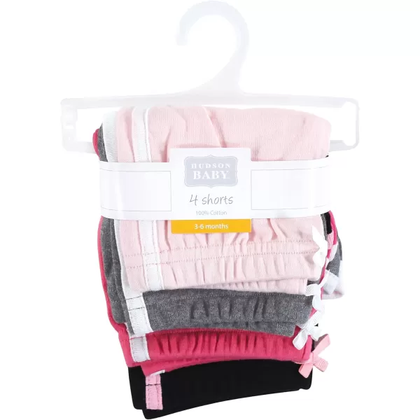Hudson Baby Baby Shorts Bottoms 4-Pack