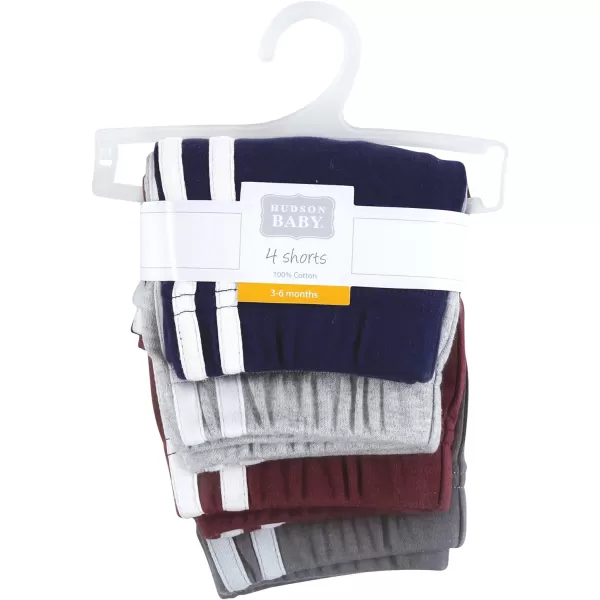 Hudson Baby Baby Shorts Bottoms 4-Pack