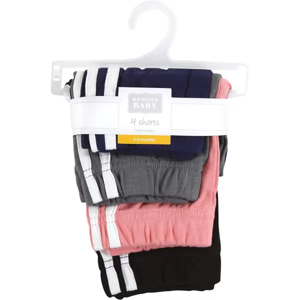 Hudson Baby Baby Shorts Bottoms 4-Pack