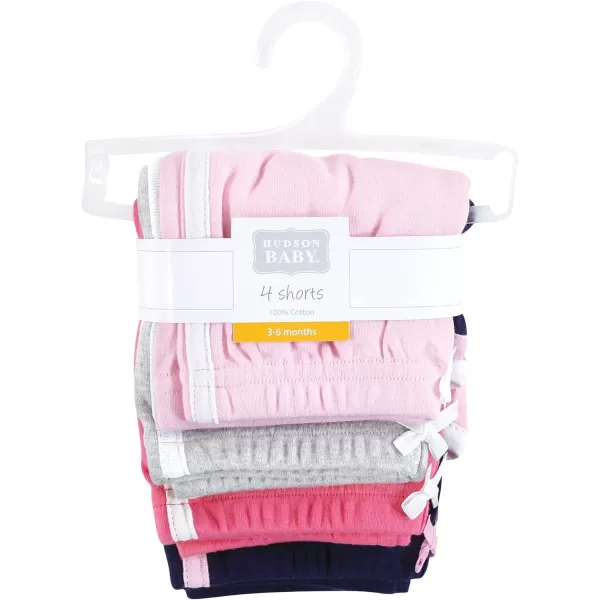 Hudson Baby Baby Shorts Bottoms 4-Pack