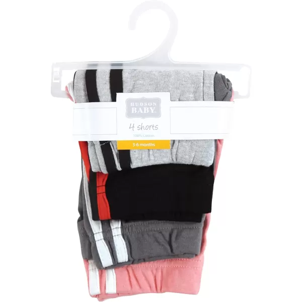 Hudson Baby Baby Shorts Bottoms 4-Pack