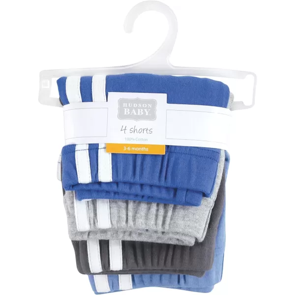 Hudson Baby Baby Shorts Bottoms 4-Pack