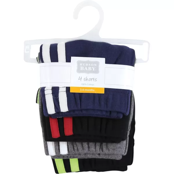 Hudson Baby Baby Shorts Bottoms 4-Pack