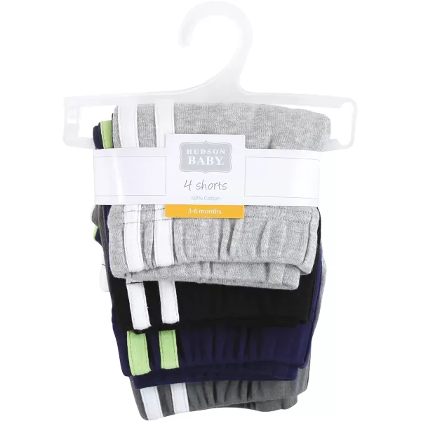 Hudson Baby Baby Shorts Bottoms 4-Pack