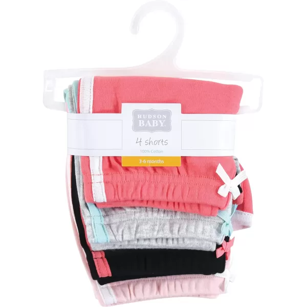 Hudson Baby Baby Shorts Bottoms 4-Pack