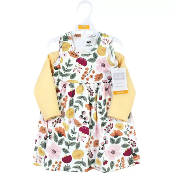 Hudson Baby Girls' One Size Quilted Cardigan and Dress