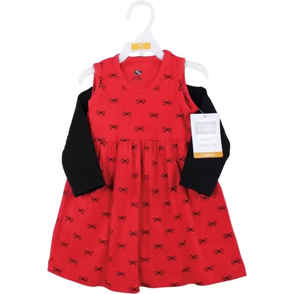 Hudson Baby Girls' One Size Quilted Cardigan and Dress
