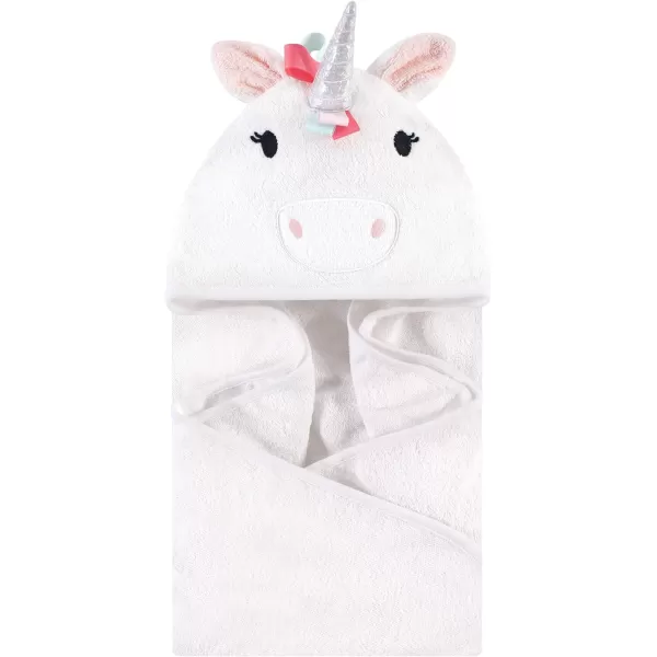 Hudson Baby Unisex Baby Cotton Animal Face Hooded Towel, Ladybug, One Size