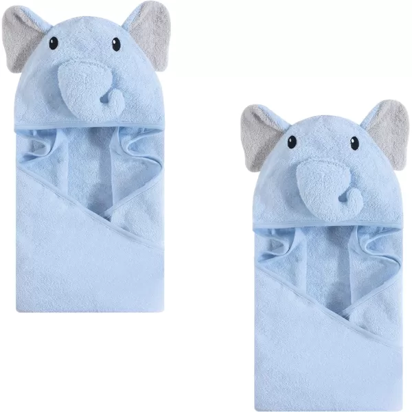 Hudson Baby Unisex Baby Cotton Animal Face Hooded Towel, Ladybug, One Size