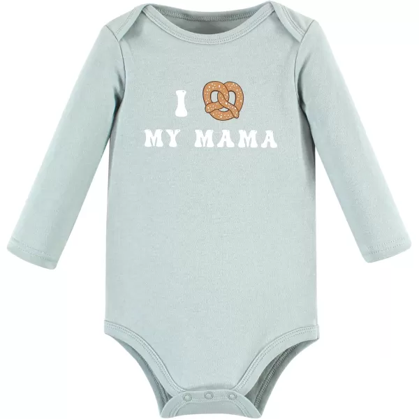 Hudson Baby Unisex Baby Cotton Long-Sleeve Bodysuits