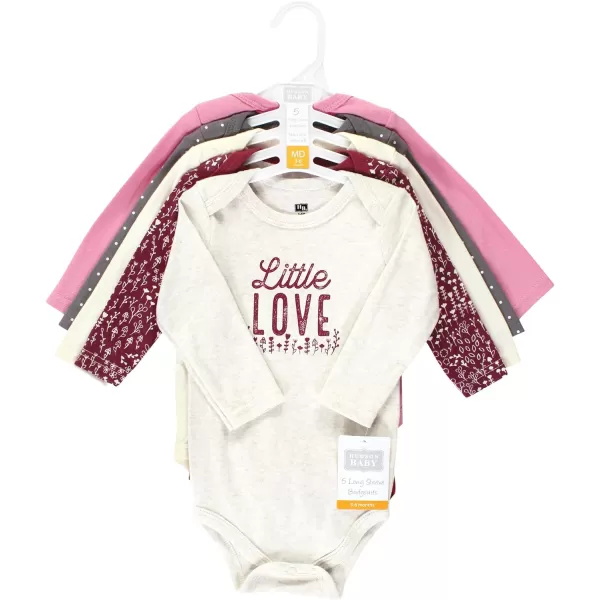 Hudson Baby Unisex Baby Cotton Long-Sleeve Bodysuits