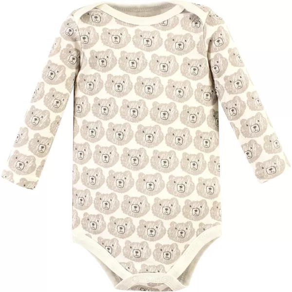 Hudson Baby Unisex Baby Cotton Long-Sleeve Bodysuits