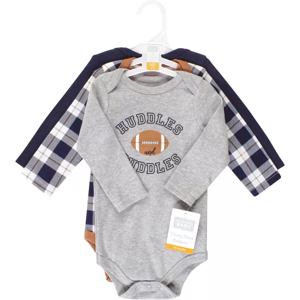 Hudson Baby Unisex Baby Cotton Long-Sleeve Bodysuits