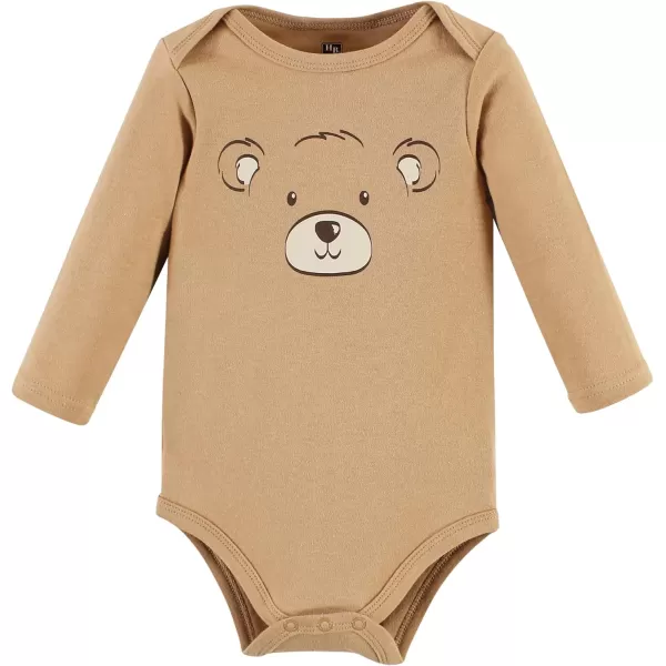 Hudson Baby Unisex Baby Cotton Long-Sleeve Bodysuits