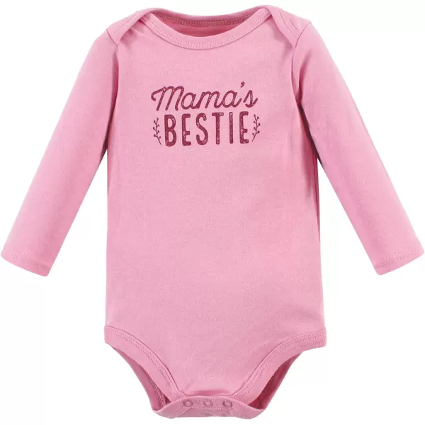 Hudson Baby Unisex Baby Cotton Long-Sleeve Bodysuits