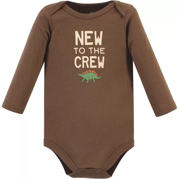 Hudson Baby Unisex Baby Cotton Long-Sleeve Bodysuits
