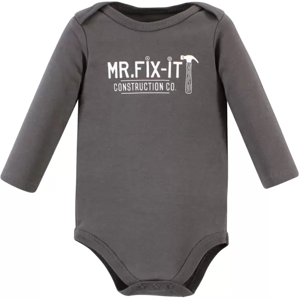 Hudson Baby Unisex Baby Cotton Long-Sleeve Bodysuits