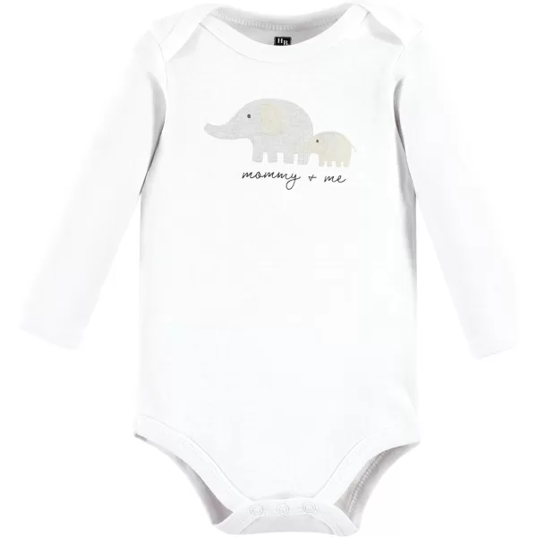 Hudson Baby Unisex Baby Cotton Long-Sleeve Bodysuits
