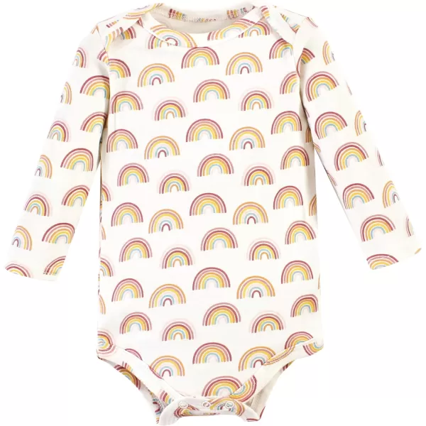 Hudson Baby Unisex Baby Cotton Long-Sleeve Bodysuits