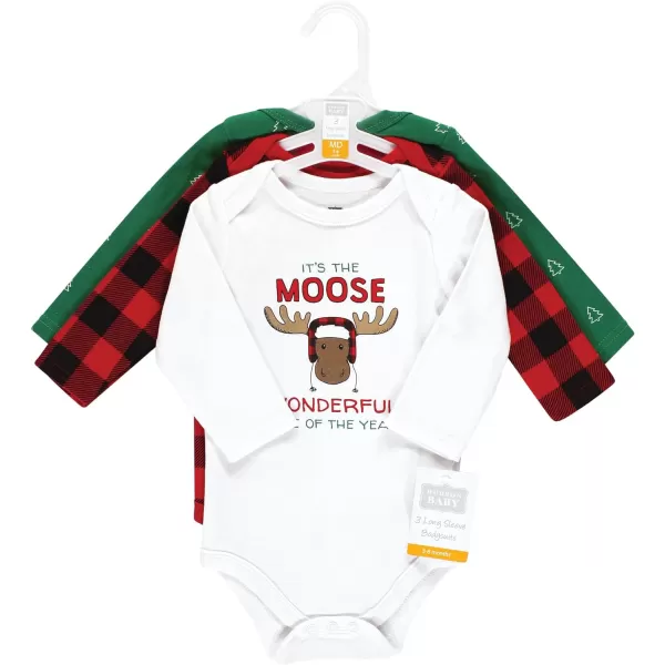Hudson Baby Unisex Baby Cotton Long-Sleeve Bodysuits