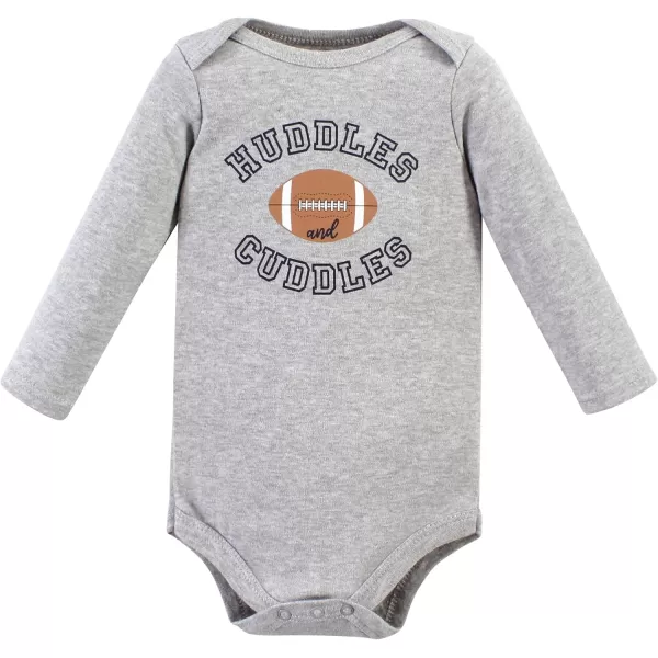 Hudson Baby Unisex Baby Cotton Long-Sleeve Bodysuits