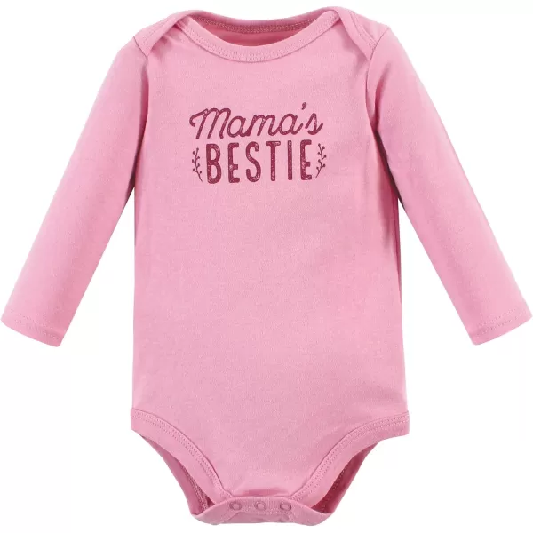 Hudson Baby Unisex Baby Cotton Long-Sleeve Bodysuits