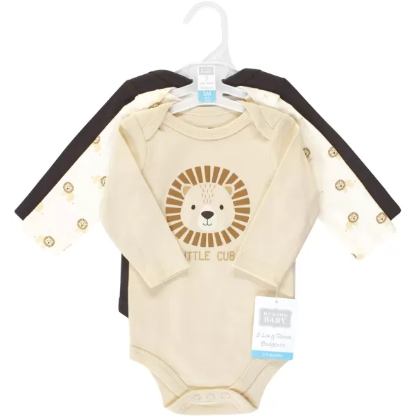 Hudson Baby Unisex Baby Cotton Long-Sleeve Bodysuits