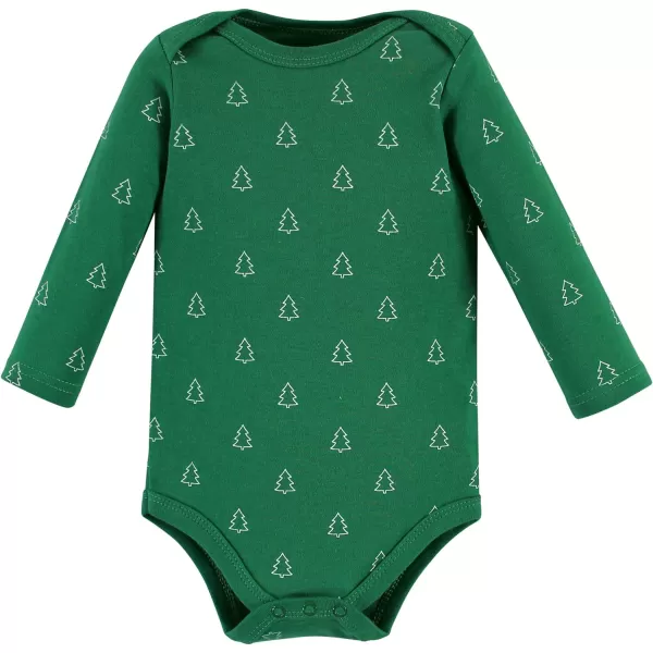 Hudson Baby Unisex Baby Cotton Long-Sleeve Bodysuits