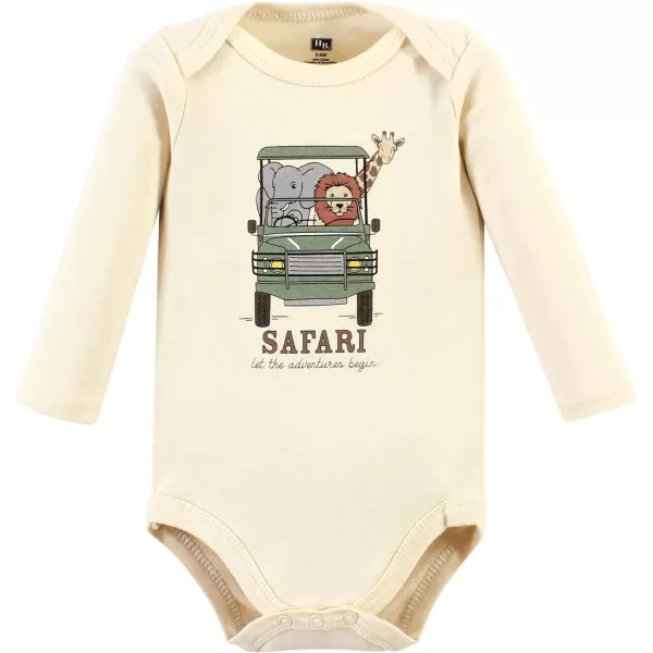 Hudson Baby Unisex Baby Cotton Long-Sleeve Bodysuits