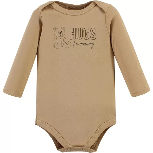 Hudson Baby Unisex Baby Cotton Long-Sleeve Bodysuits