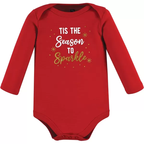 Hudson Baby Unisex Baby Cotton Long-Sleeve Bodysuits