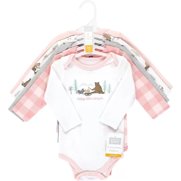 Hudson Baby Unisex Baby Cotton Long-Sleeve Bodysuits