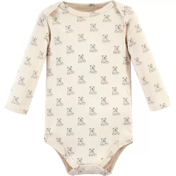 Hudson Baby Unisex Baby Cotton Long-Sleeve Bodysuits