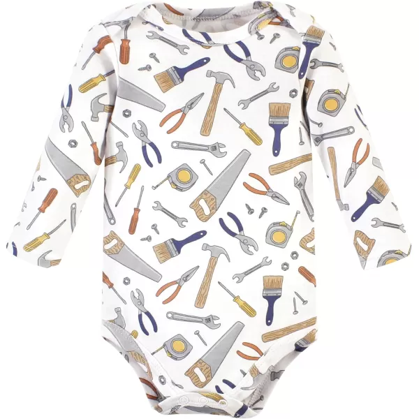 Hudson Baby Unisex Baby Cotton Long-Sleeve Bodysuits