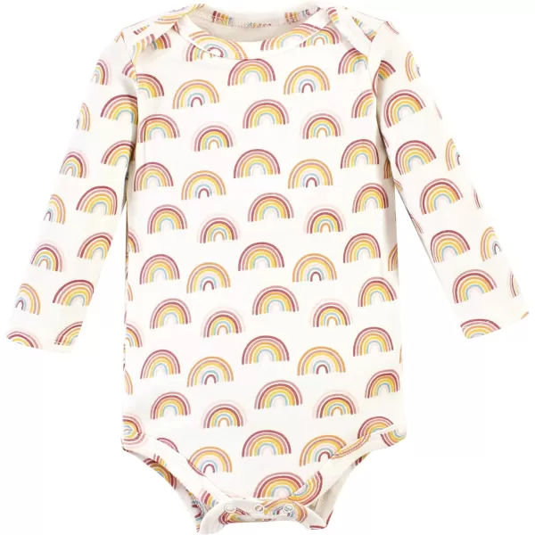 Hudson Baby Unisex Baby Cotton Long-Sleeve Bodysuits