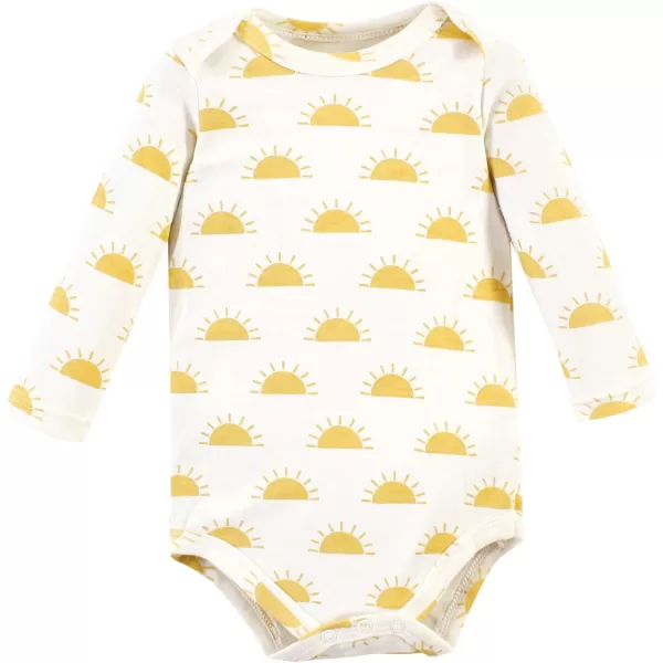 Hudson Baby Unisex Baby Cotton Long-Sleeve Bodysuits