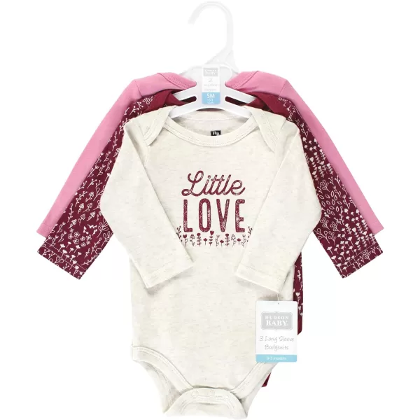 Hudson Baby Unisex Baby Cotton Long-Sleeve Bodysuits