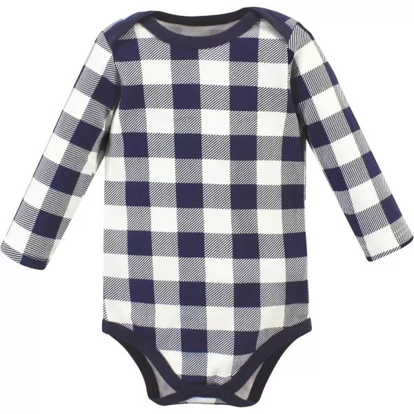 Hudson Baby Unisex Baby Cotton Long-Sleeve Bodysuits
