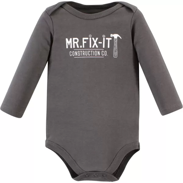 Hudson Baby Unisex Baby Cotton Long-Sleeve Bodysuits