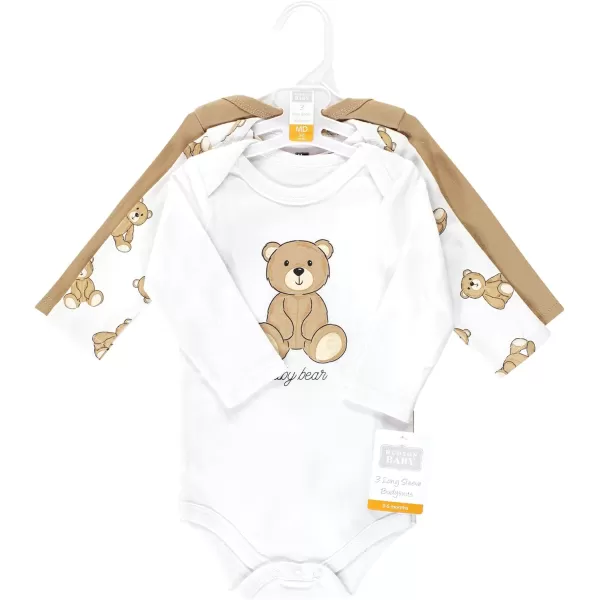 Hudson Baby Unisex Baby Cotton Long-Sleeve Bodysuits