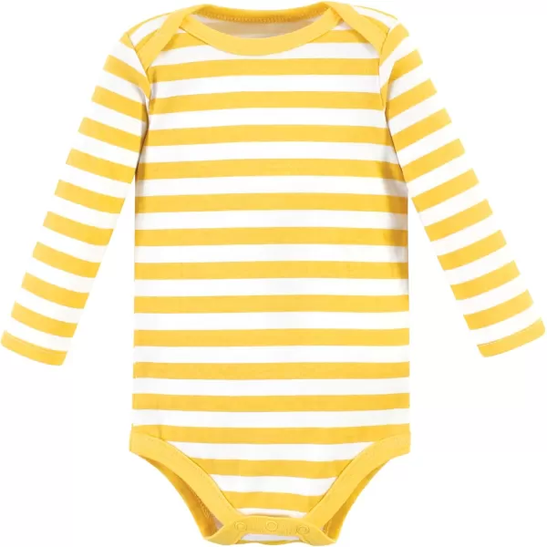 Hudson Baby Unisex Baby Cotton Long-Sleeve Bodysuits