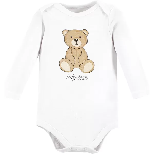 Hudson Baby Unisex Baby Cotton Long-Sleeve Bodysuits