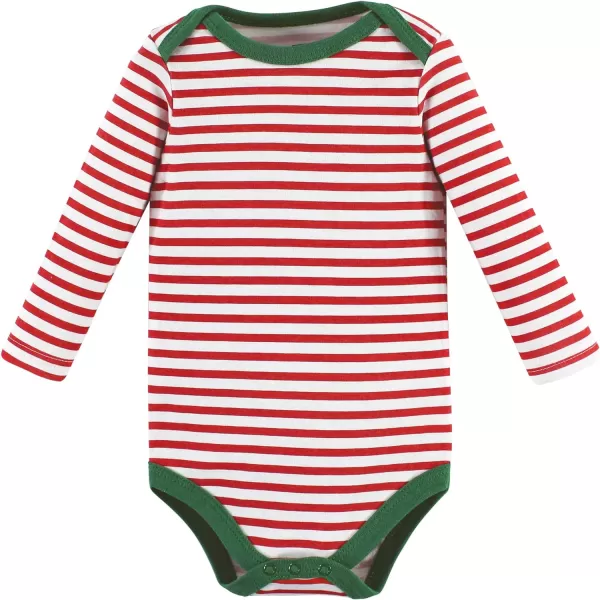 Hudson Baby Unisex Baby Cotton Long-Sleeve Bodysuits